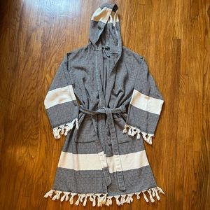 Diamond Peshtemal Turkish Towel Bathrobe